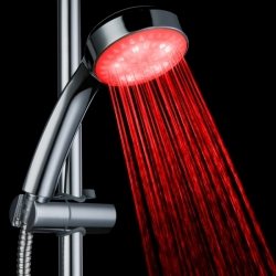 LED svietiaca sprcha CLASSIC teplotná