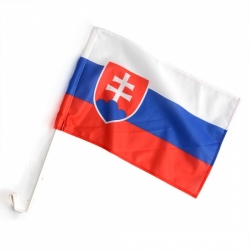 Vlajka na auto Slovakia 30 x 45 cm